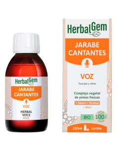 HerbalGem Jarabe Cantantes Voz 250 ml