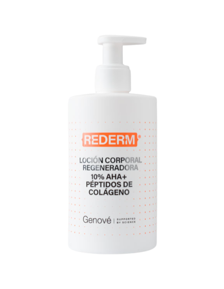 REDERM Loción Corporal Regeneradora 10% AHA + Péptidos de Colágeno 250 ml