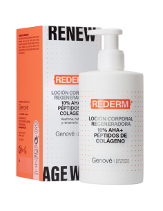 REDERM Loción Corporal Regeneradora 10% AHA + Péptidos de...