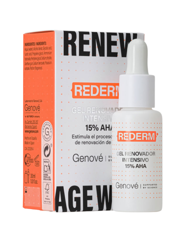 REDERM Gel Renovador Intensivo 15% AHA 30 ml