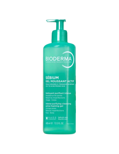 BIODERMA Sébium Gel Moussant Actif 400 ml