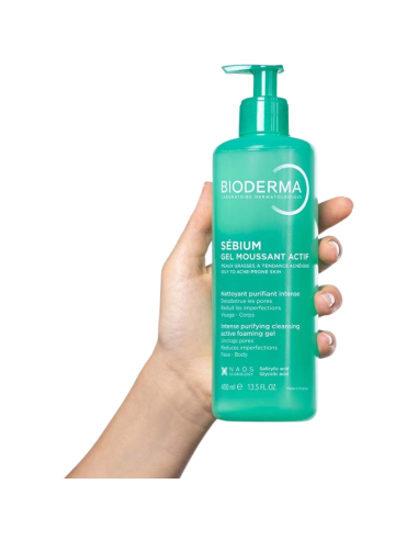 BIODERMA Sébium Gel Moussant Actif 400 ml
