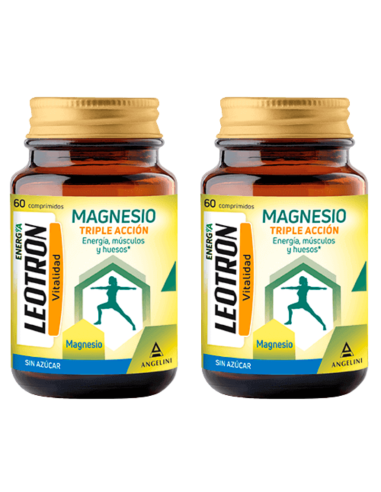 LEOTRON Duplo Magnesio Triple Acción 2x60...