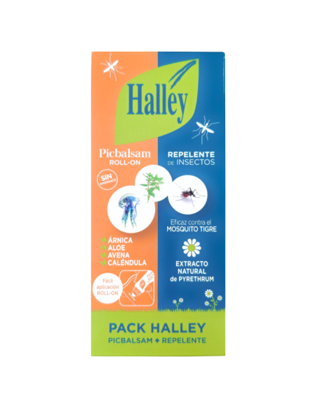 HALLEY Pack Picbalsam Roll-On + Repelente de Insectos
