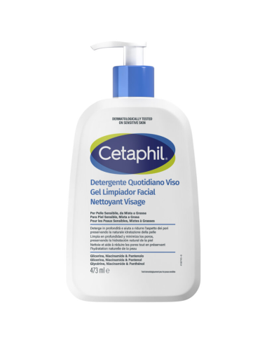 CETAPHIL Gel Limpiador Facial 473 ml
