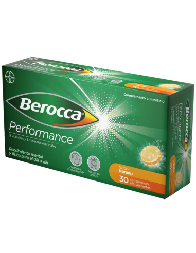 Berocca Performance 30 Comprimidos Efervescentes