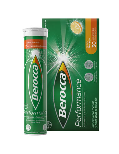 Berocca Performance 30 Comprimidos Efervescentes