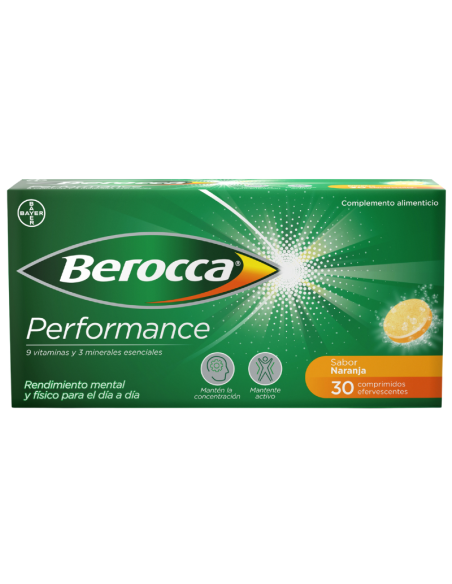 Berocca Performance 30 Comprimidos Efervescentes