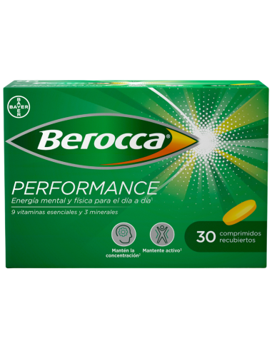 Berocca Performance 30 Comprimidos Recubiertos