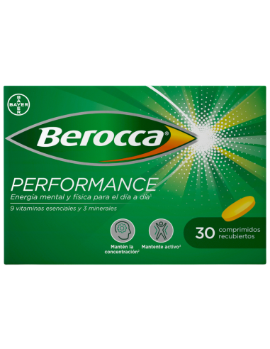 Berocca Performance 30 Comprimidos Recubiertos