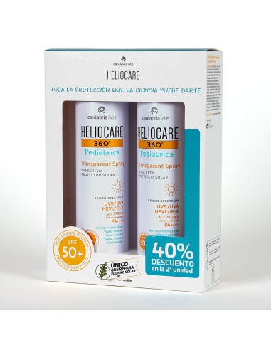 Heliocare Duplo Pediátrico Transparente Spray