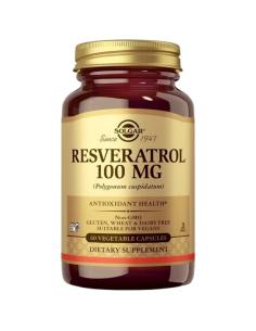 SOLGAR Resveratrol 60 Cápsulas Vegetales