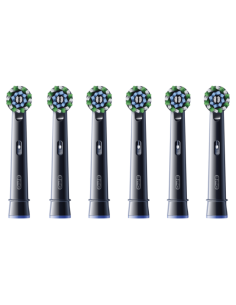 ORAL-B Recambios Pro Cross Action Negros 6 Unidades