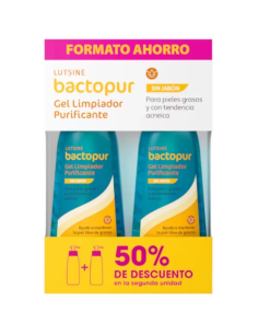LUTSINE Duplo Bactopur Gel Limpiador Purificante 2x200 ml