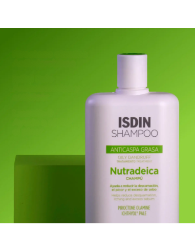 ISDIN Nutradeica Champú Anticaspa Grasa 400 ml