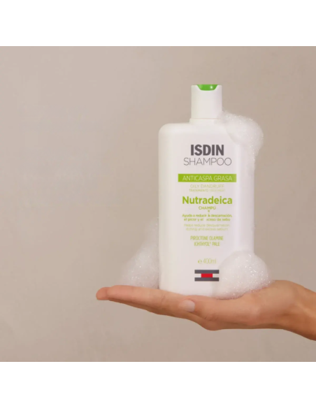 ISDIN Nutradeica Champú Anticaspa Grasa 400 ml