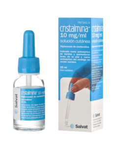 CRISTALMINA 10 mg/ml Solución Cutánea 25 ml