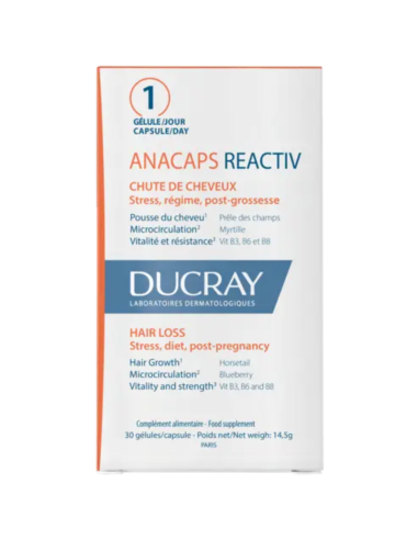 DUCRAY Anacaps Reactiv 30 Cápsulas