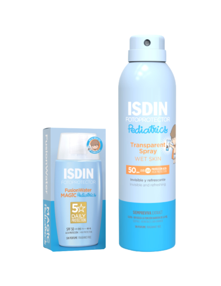 ISDIN Pack Fotoprotectores Pediatrics Facial y Corporal SPF50