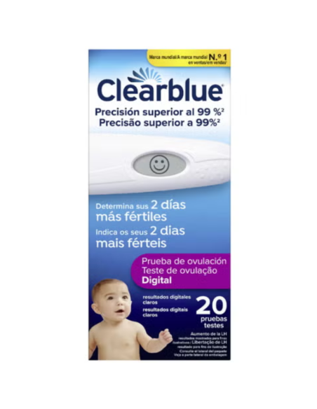 CLEARBLUE Prueba de Ovulación Digital 20 Unidades