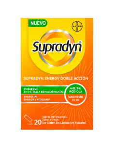 SUPRADYN Energy Doble Acción 20 Sobres Efervescentes