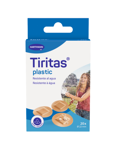 TIRITAS Plastic 20 Unidades de 22 mm