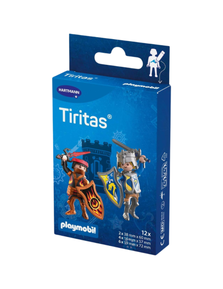 TIRITAS Playmobil Caballeros Surtido 12 Unidades