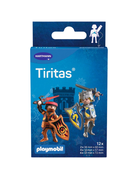 TIRITAS Playmobil Caballeros Surtido 12 Unidades