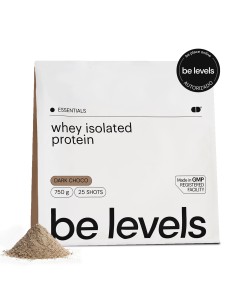 be levels whey isolated protein choco negro 750g