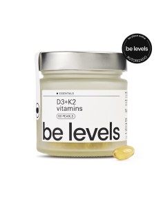 be levels D3+K2 vitamins 60 pearls