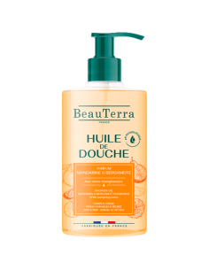 BEAUTERRA Huile de Douche Parfum Mandarine & Bergamote...