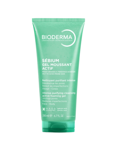 BIODERMA Sébium Gel Moussant Actif 200 ml