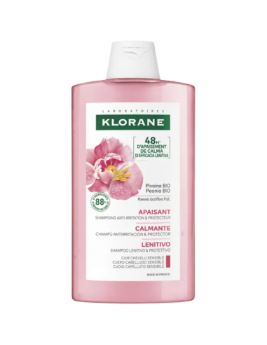 KLORANE Calmante Champú a la Peonía BIO 200 ml
