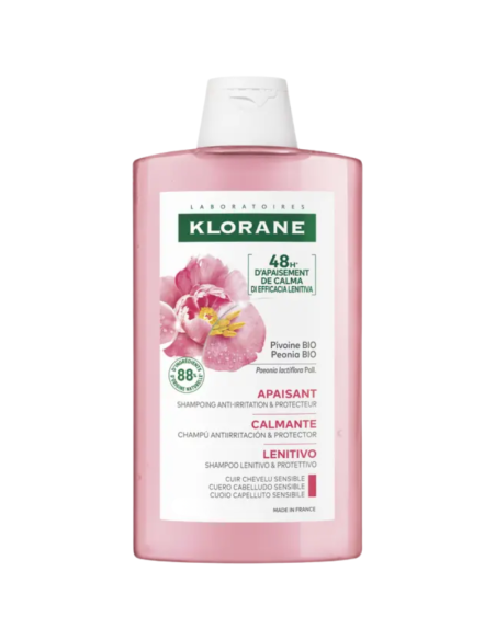 KLORANE Calmante Champú a la Peonía BIO 200 ml