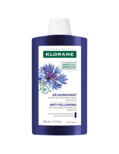 KLORANE Antiamarilleo Champú a la Centaurea BIO 400 ml