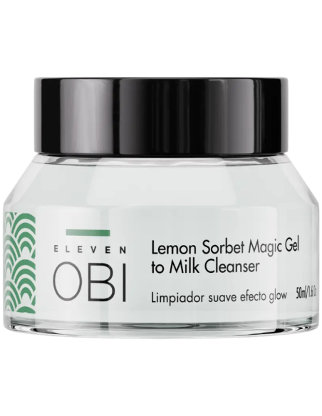 ELEVEN OBI Lemon Sorbet Magic Gel to Milk Cleanser Limpiador Suave Efecto Glow 50 ml
