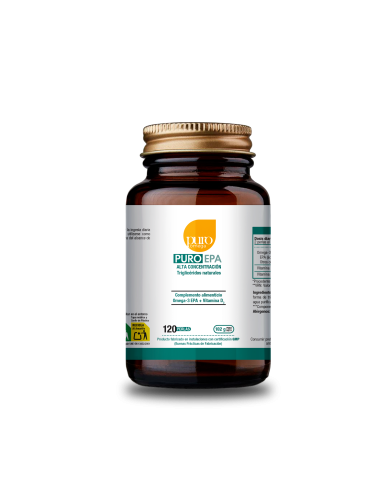 PURO EPA Alta Concentración Triglicéridos Naturales 120 Perlas