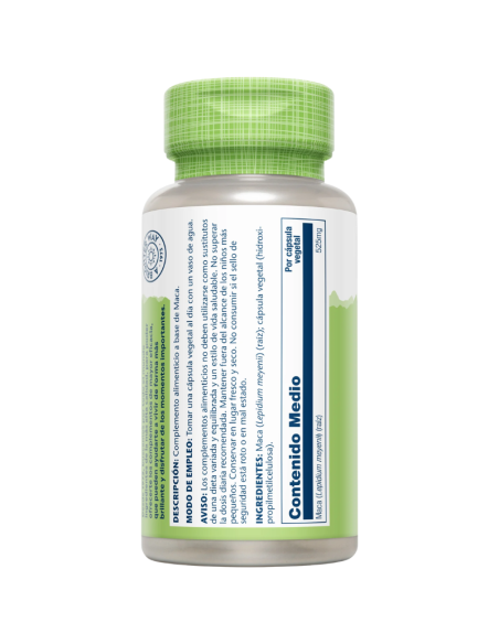 SOLARAY Maca 525 mg 100 Vegcaps