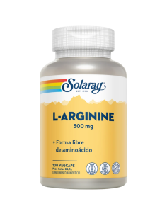 SOLARAY L-Arginine 500 mg 100 Vegcaps