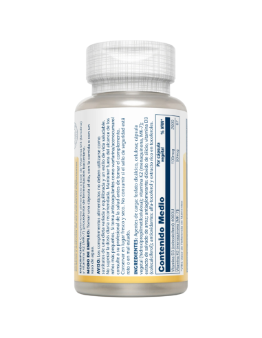 SOLARAY D3 + K2 4000 UI | 50 mcg 60 Vegcaps