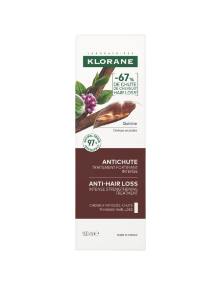KLORANE Anticaída Tratamiento Fortificante Intensivo a la Quinina 100 ml