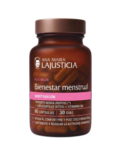 ANA MARÍA LAJUSTICIA Bienestar Menstrual 60 Cápsulas
