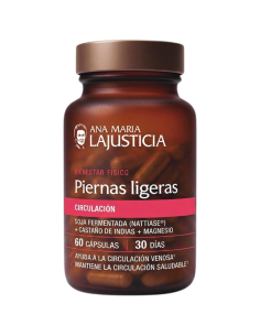 ANA MARÍA LAJUSTICIA Piernas Ligeras 60 Cápsulas