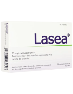 Lasea 80 mg 28 Cápsulas Blandas