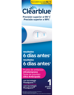 CLEARBLUE Prueba de Embarazo Ultratemprana