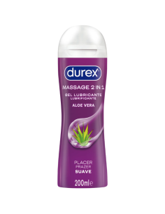 DUREX Massage 2 en 1 Gel Lubricante Aloe Vera Placer...