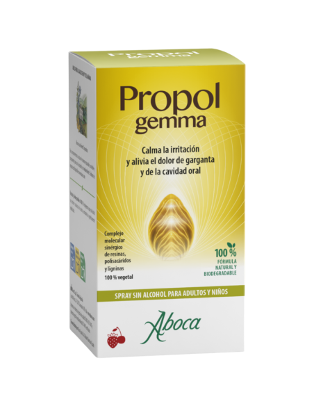 ABOCA Propolgemma Spray Sin Alcohol Sabor Cereza y Fresa 30 ml