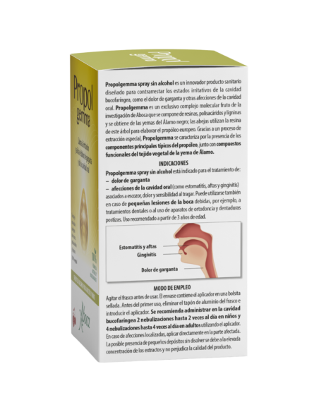 ABOCA Propolgemma Spray Sin Alcohol Sabor Cereza y Fresa 30 ml
