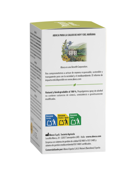 ABOCA Propolgemma Spray Sin Alcohol Sabor Cereza y Fresa 30 ml