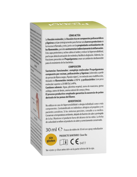 ABOCA Propolgemma Spray Sin Alcohol Sabor Cereza y Fresa 30 ml
